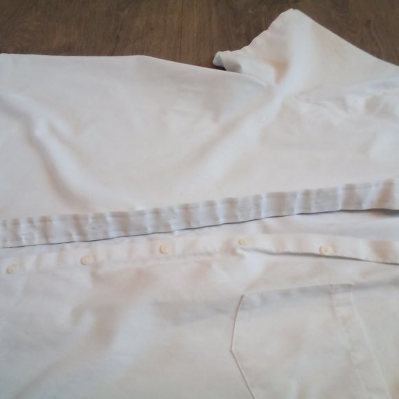 GREAT UC BUTTON UP WHITE dress  SHIRT - Picture 8 of 9